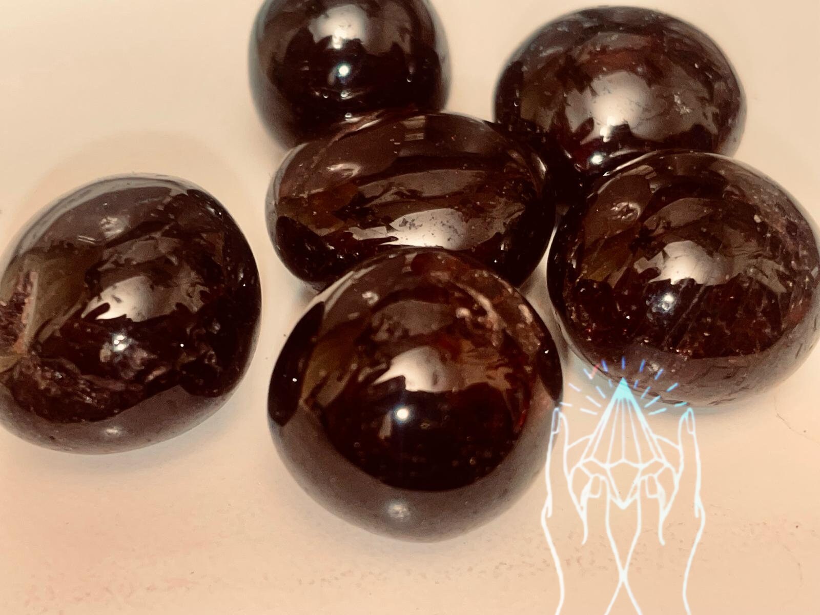 Tumbled Garnet,High Qualit., Healing Stone, Crystal,Lapidary, Jewelry making, collector, wire wrapping, Gift,decor, altar supplies