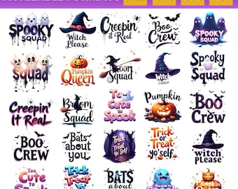 Halloween SVG Bundle: Spooky Ghost, Witch, Pumpkin Designs