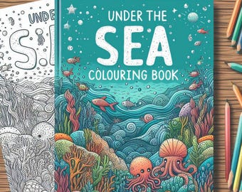 Under the Sea Animals Coloring Pages suitable for a range of ages - kids, toddlers, and preschoolers