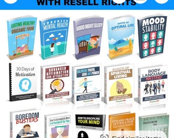 PLR E-Books Self-Help 500   PLR Bundle with Resell Rights