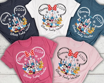 Custom Disney Family Trip Shirts, Disney Family Vacation Shirt 2026, Disney Family Shirt, Personalized Disneyland Shirt, Disney Matching Tee