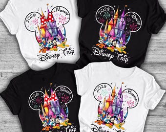 Custom Disney Family Vacation Shirts, Disney Family Shirt 2026, Disney Family Matching Shirts, Personalized Disney Family Shirts, Disney Tee