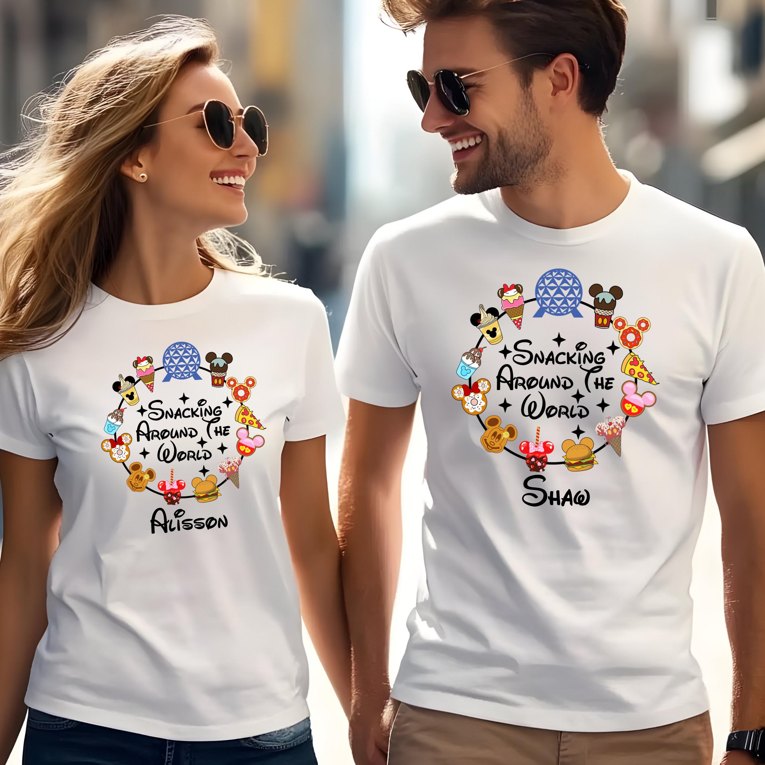 Discover Custom Snacking Around The World Shirts