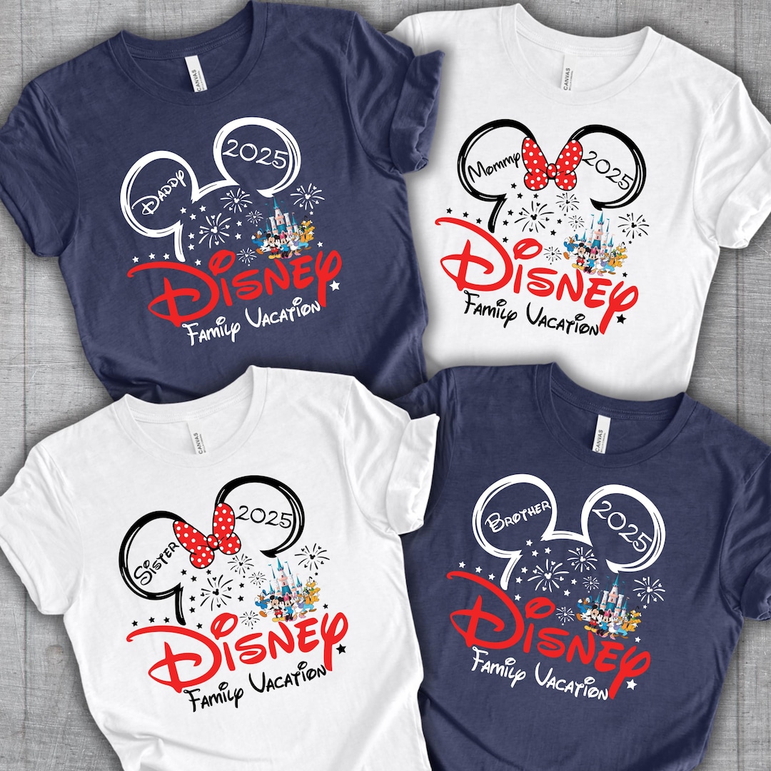 Personalized Disney Family Trip Shirt, Disney Family Shirt 2025 ...