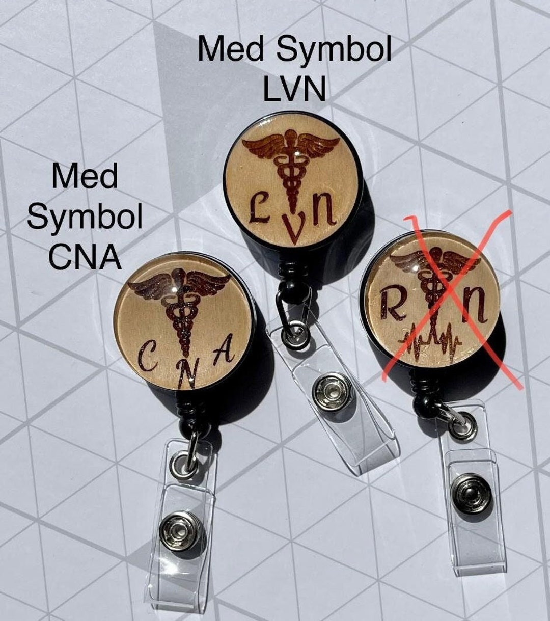 Medical Symbol and Stethoscope Badges Etsy