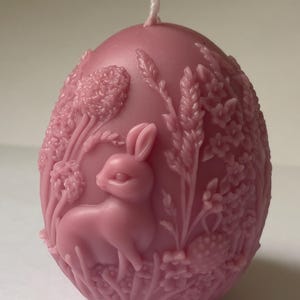 Bunny Easter Egg,Handmade Easter Candles, Easter Taper Candles, Easter Candle, Ester bunny Candle, Ester Candlestick, Easter Egg Candle,