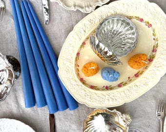 Handcrafted Soy Wax Taper Candles: Winding Design, Table Decor