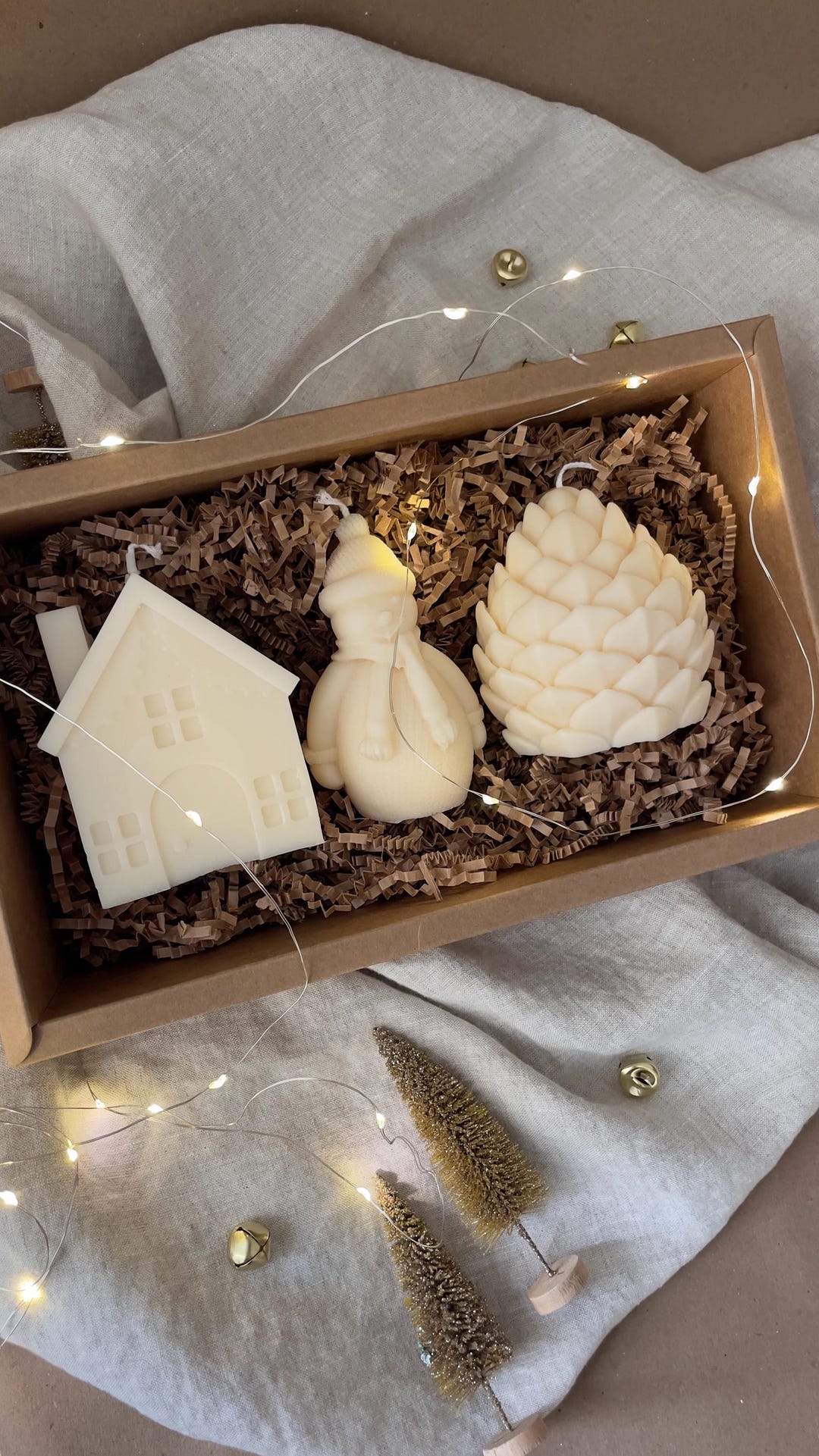 Luxury Soy Candle Gift Set – Handmade Holiday Decoration & Aromatherapy ...