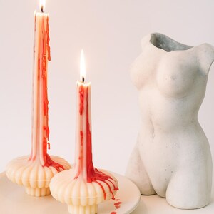 Halloween Candle Decor Set – Spooky Soy Wax Candles for Home Styling, Fall Shelf Decor, Gothic Halloween Aesthetic