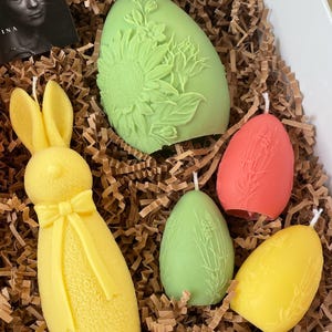 Handmade Easter Candles, Easter Taper Candles, Easter Candle, EsterBunny Candle, Ester Candlestick, Easter Egg Candle, Bunny Candle