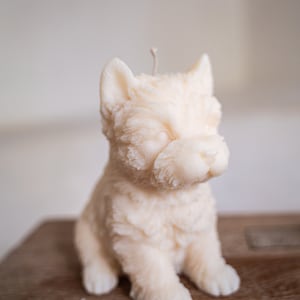 Dog candle,Handcrafted Natural Soy Candle, Pet-Themed Gift for Dog Lovers, Mom&#39;s Birthday Present