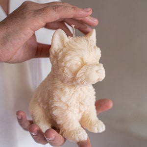 Dog candle,Handcrafted Natural Soy Candle, Pet-Themed Gift for Dog Lovers, Mom&#39;s Birthday Present