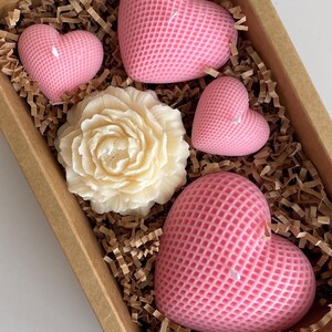 Handcrafted  Scented Candle Gift Box for Valentine&#39;s, Mother&#39;s Day & Special Occasions Perfect Present for her, Gift Candles Set