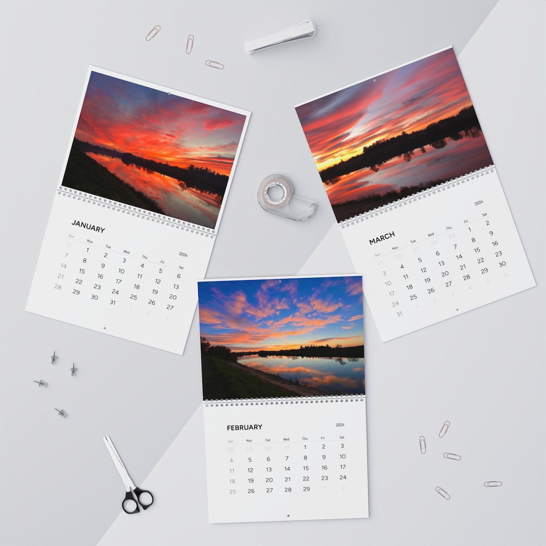 Wall Calendars 2024 Etsy