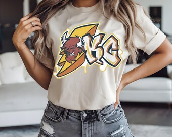 Oklahoma Thunder Inspired T-Shirt, Thunder Mascot Rumble Tee, Sports Fan Gift, Athletic Apparel, College Team Shirt