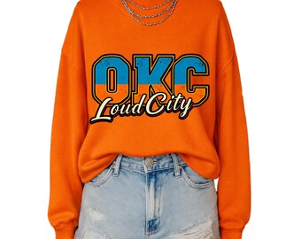 OKC Thunder Loud City Shirt | Oklahoma City Basketball Tee | Thunder Fan Shirt | Gildan T-Shirt, Sweatshirt or Hoodie