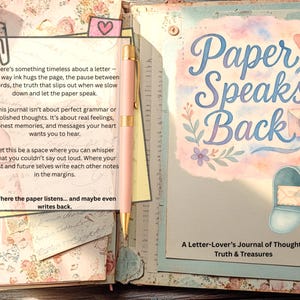 Junk Journal Printable Kit | 20-Page Themed Backgrounds & Ephemera | Digital Collage Pages for Junk Journaling | Paper Speaks Back