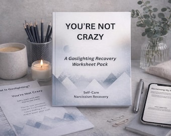 Gaslighting Recovery Worksheet Pack – Self-Healing Journal (PDF Workbook)