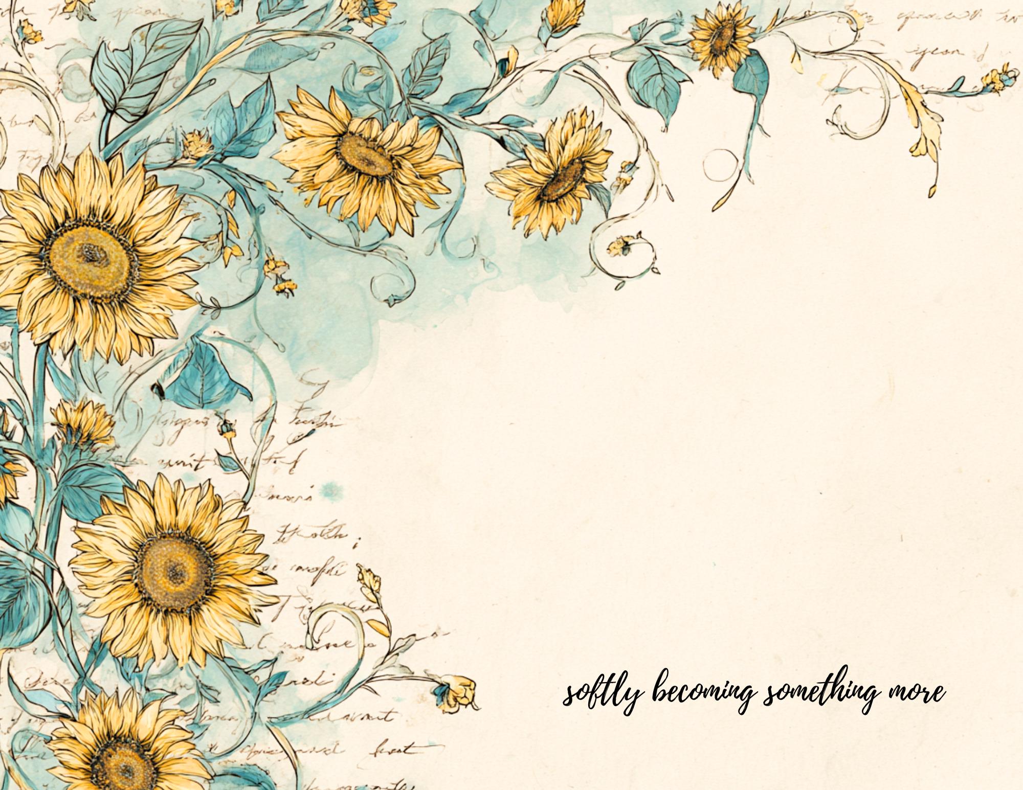 Junk Journal Kit - Golden Whimsy | Sunflower | Vintage Floral Ephemera ...