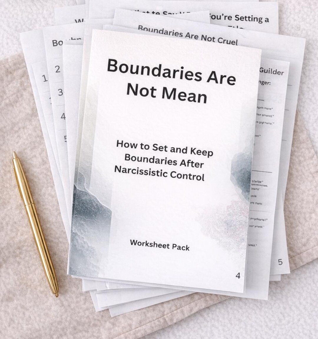 Npd Worksheets.pdf Boundary Setting Worksheet Pack – Narcissistic Abuse Recovery ...