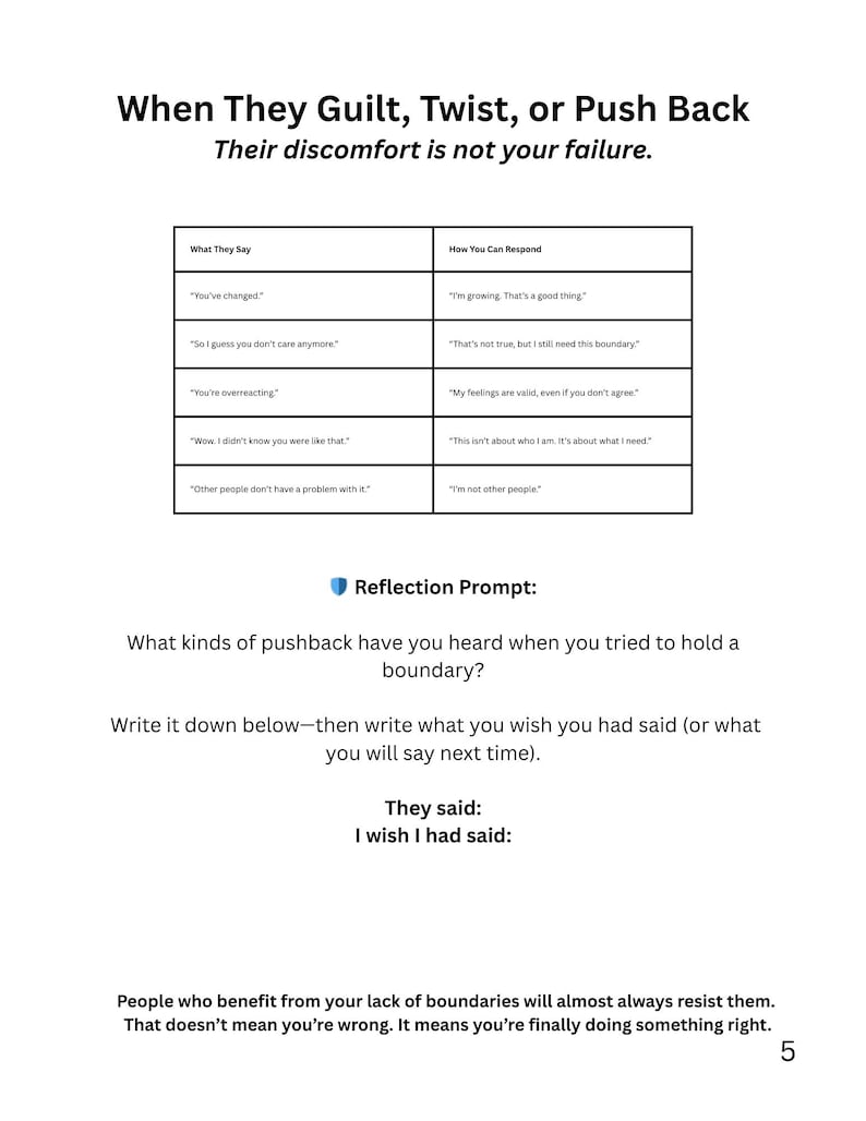 Npd Worksheets.pdf Boundary Setting Worksheet Pack – Narcissistic Abuse Recovery ...