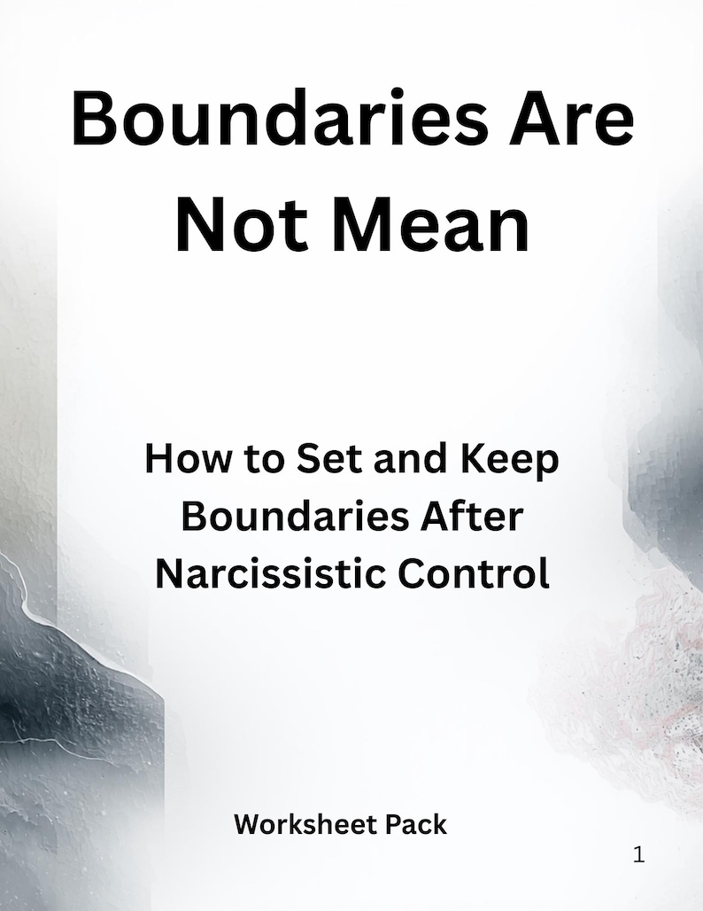 Npd Worksheets.pdf Boundary Setting Worksheet Pack – Narcissistic Abuse Recovery ...