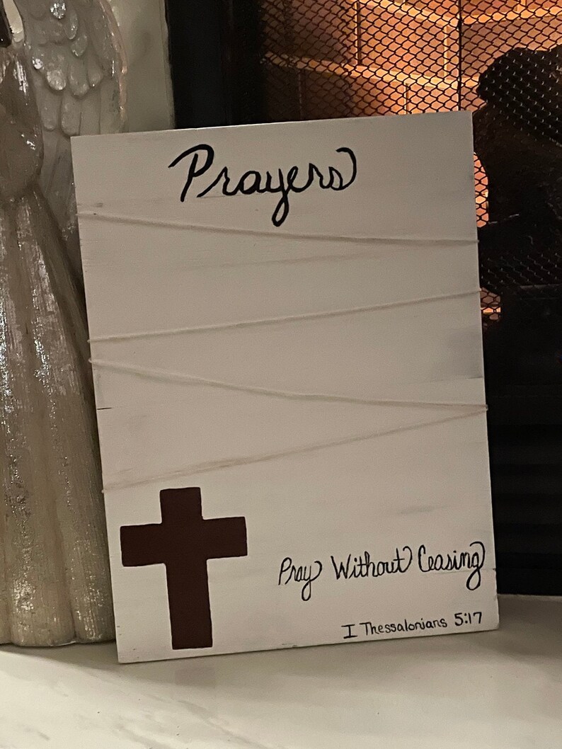 Pray In Cursive Prayer Board - Etsy