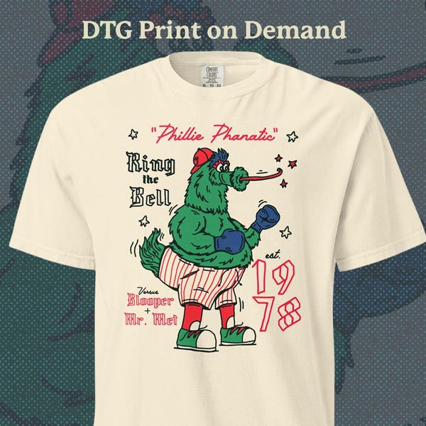Phillie Phanatic Boxing DTG Shirt
