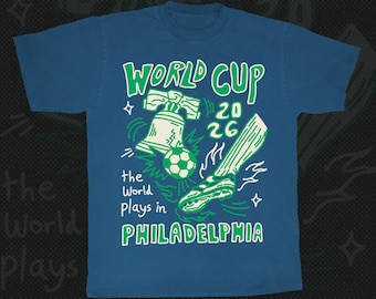 PRE-ORDER 2026 World Cup in Philadelphia Screen Printed Comfort Colors T-Shirt