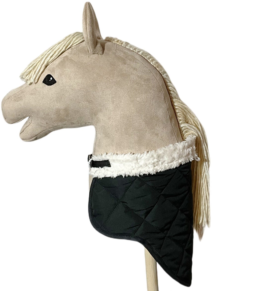 Hobby Horse Saddle Blanket With Fur Blanket Hobby Horse Etsy