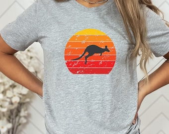 Kangaroo Tshirt, Womens Australia Shirt, Australia Day T-Shirt, Kangaroo Tee, Australia Top, Australian Tee, Aussie Gift Shirt
