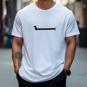 Dachshund Dad Shirt, Long Dachshund Tshirt, Dachshund T-Shirt, Weiner Dog Tee, Sausage Dog T Shirt, Dachshund Lover Top, Dachshund Gift Tee