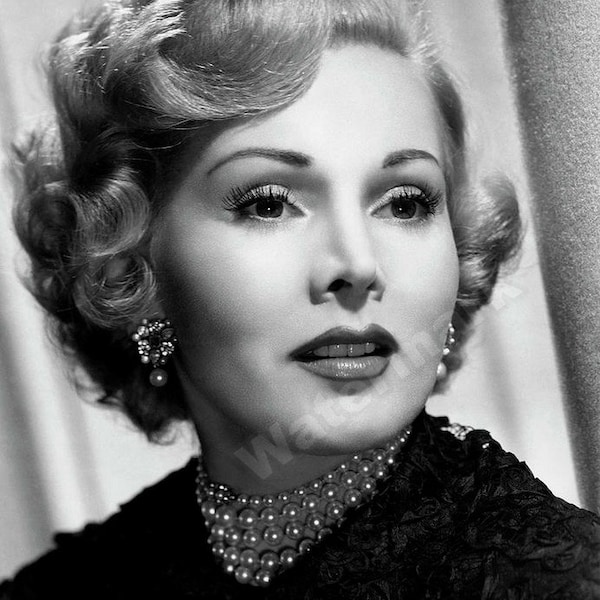 Zsa Zsa Gabor Classic Glamour Portrait ~ Kunst Foto Poster Filme Star Bilder Schauspielerin Leinwand Promi Stars Print Home RePrint