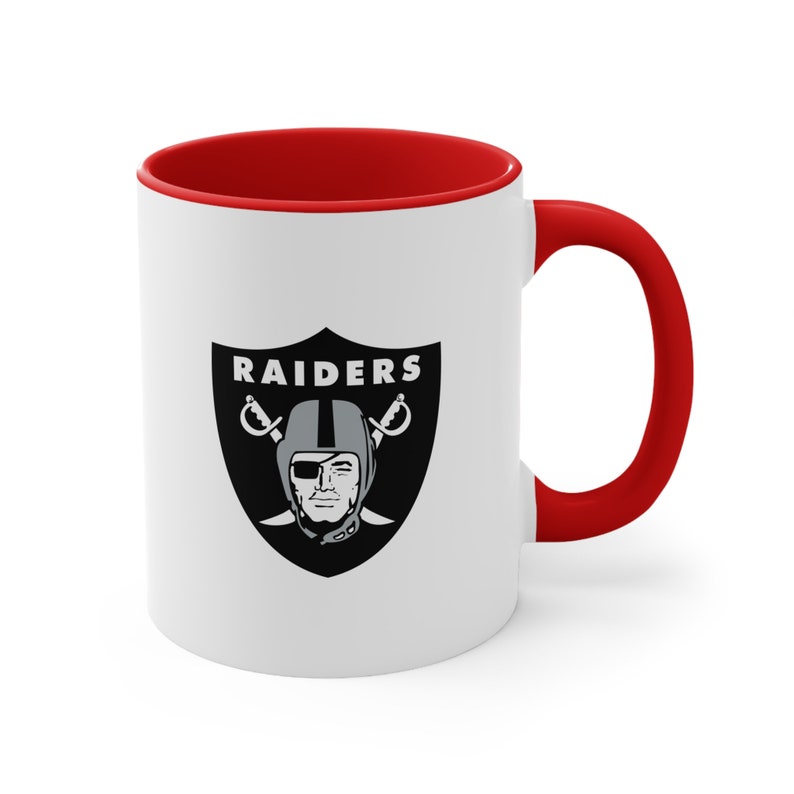 Raiders Logo 11oz Coffee Mug Etsy