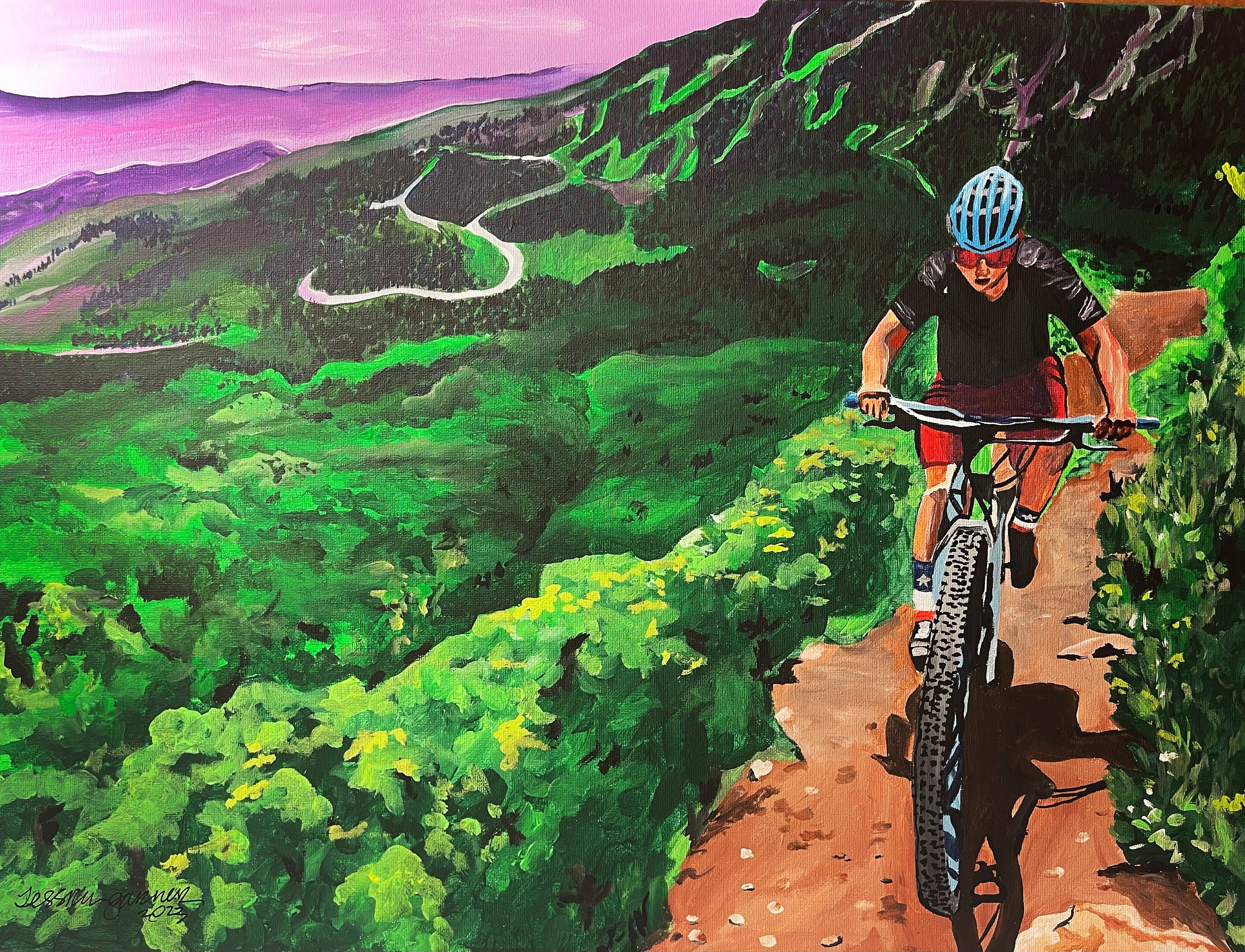 Mountain Biking Snowbasin Print