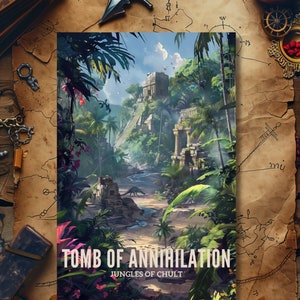 Carte postale du D&D La tombe de l'anéantissement (Donjons & Dragons)