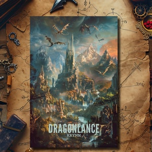 DnD Dragonlance Postkarte (Dungeons & Dragons)