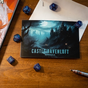 DnD Ravenloft Curse of Strahd Barovia Postcard (Dungeons & Dragons)