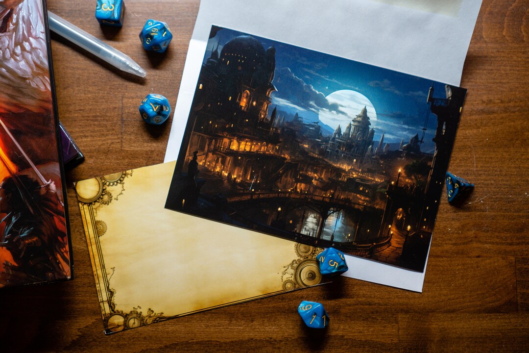 Printable Dnd Eberron Postcard dungeons & Dragons - Etsy