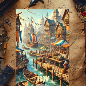 Carte postale L'Appel des profondeurs du Nether D&D Jigow (Donjons & Dragons)
