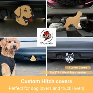 Custom dog hitch cover order | create a custom hitch cover for your best pal.