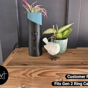Ring Camera Cover: Stylish Disguise with Plant Tray - Fits gen 2 ring cameras