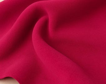 Magenta Pink Genuine Italian Suede Cowhide Leather for Leathercraft, Bags, Wallets, Shoes & Accessories