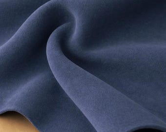 Blue Genuine Italian Suede Cowhide Leather for Leathercraft, Bags, Wallets, Shoes & Accessories