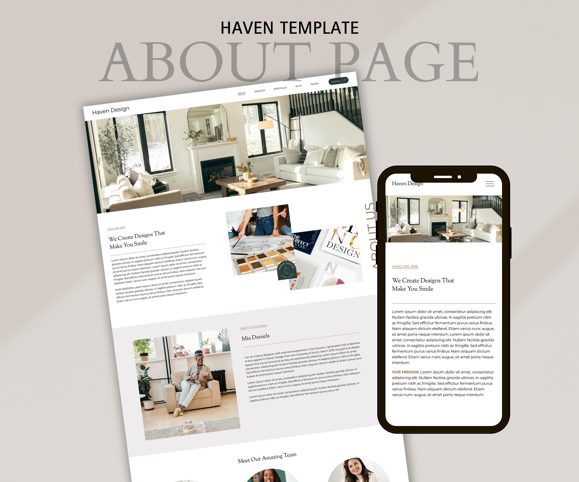 Squarespace Website Template 7.1 - Interior Designer Website | Interior ...