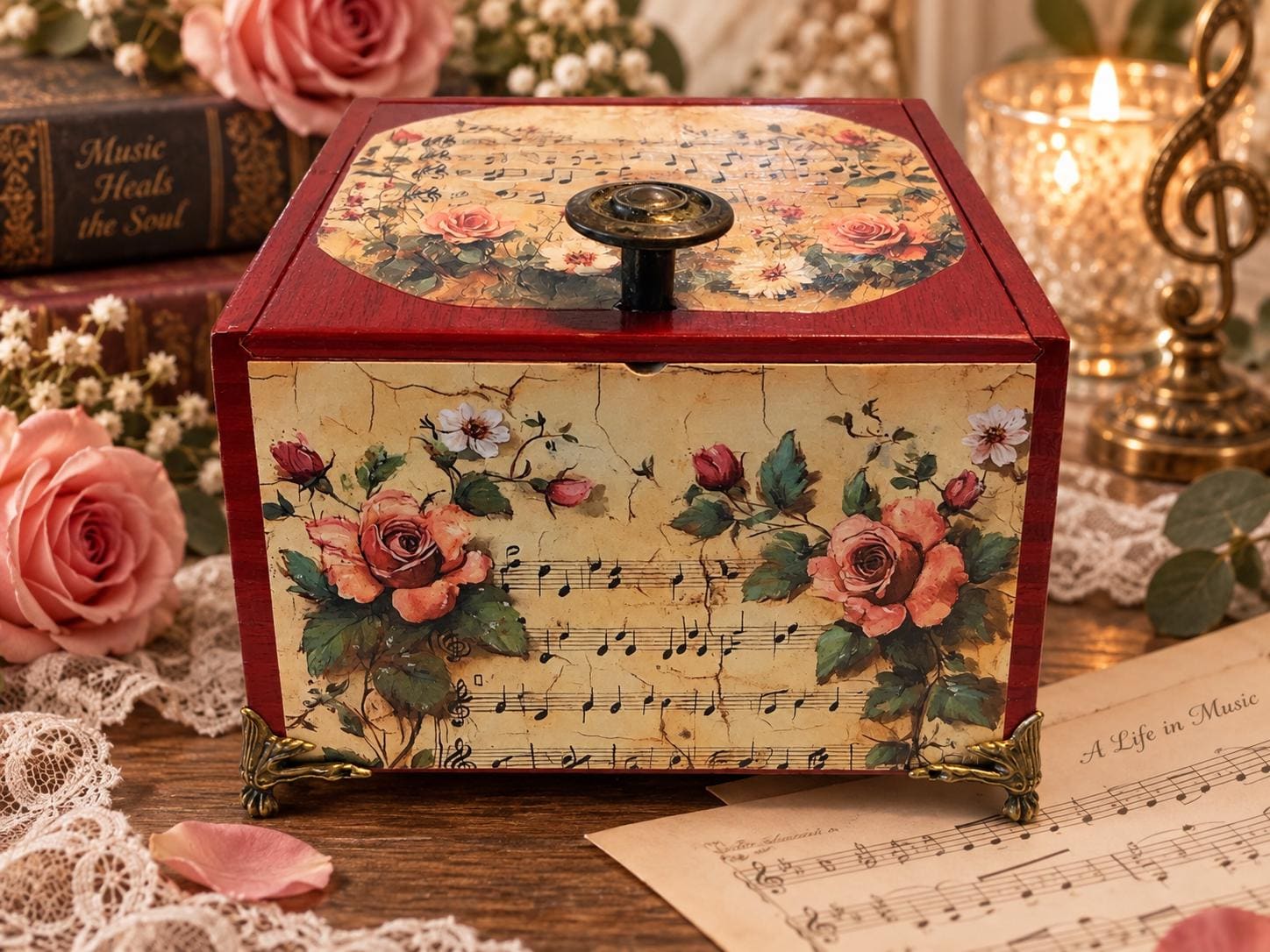 Vintage Letter Storage Box - Etsy