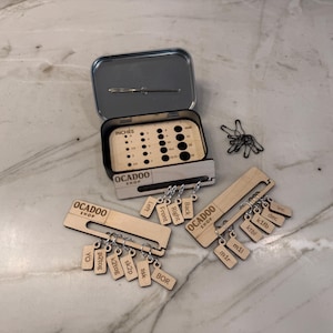 Helper Knitting Stitch Marker Set, Labeled Start Notion Bundle, Pattern Helper, Gift for Knitter