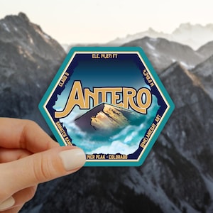 Antero Peak Colorado 14er Peak Sticker • High Quality Weatherproof