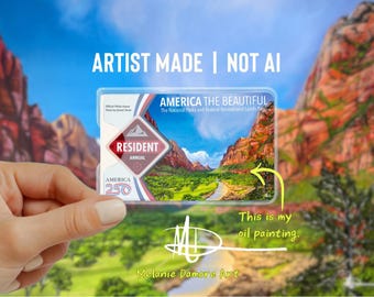National Parks Pass Sleeve - Artwork - Not AI