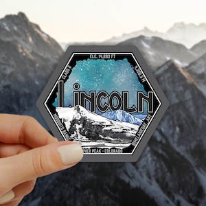 Lincoln Peak Colorado 14er Peak Sticker • High Quality Weatherproof